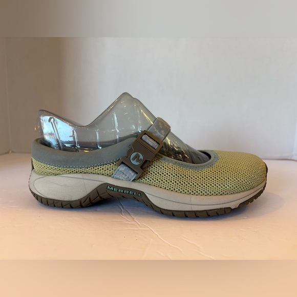 Merrell Encore mint green maryjane ortholite slip on shoes size 6 - Picture 3 of 11